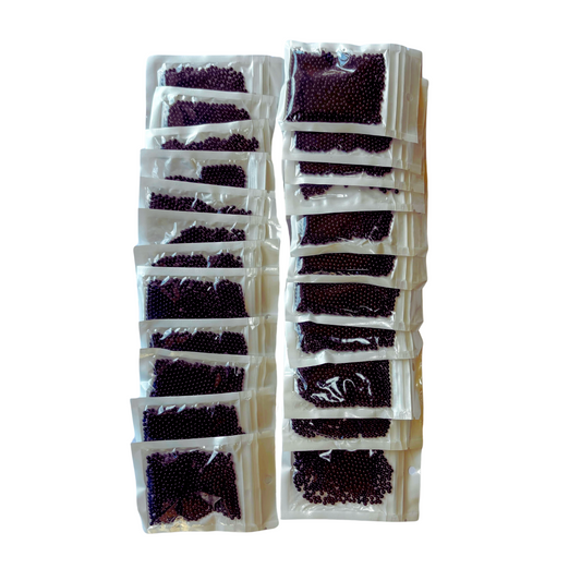 Water Beads Pack 24 x 10g - Black (Pre-Packed)